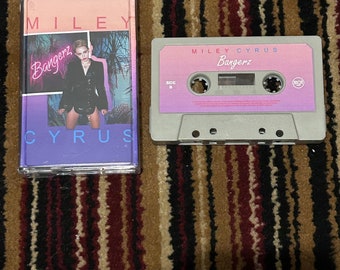 Miley Cyrus audio cassette hand made
