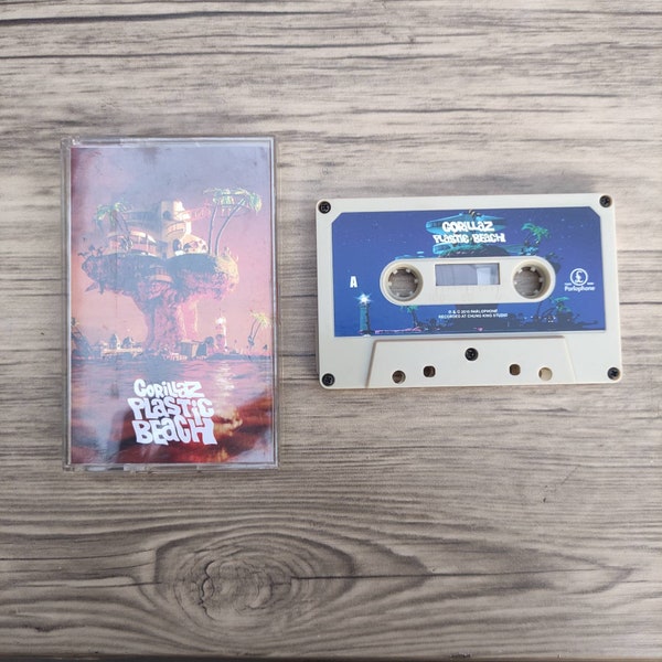 Gorillaz - Plastic Beach , Demon Days and others album Audio Cassette Hand Made Indonesia