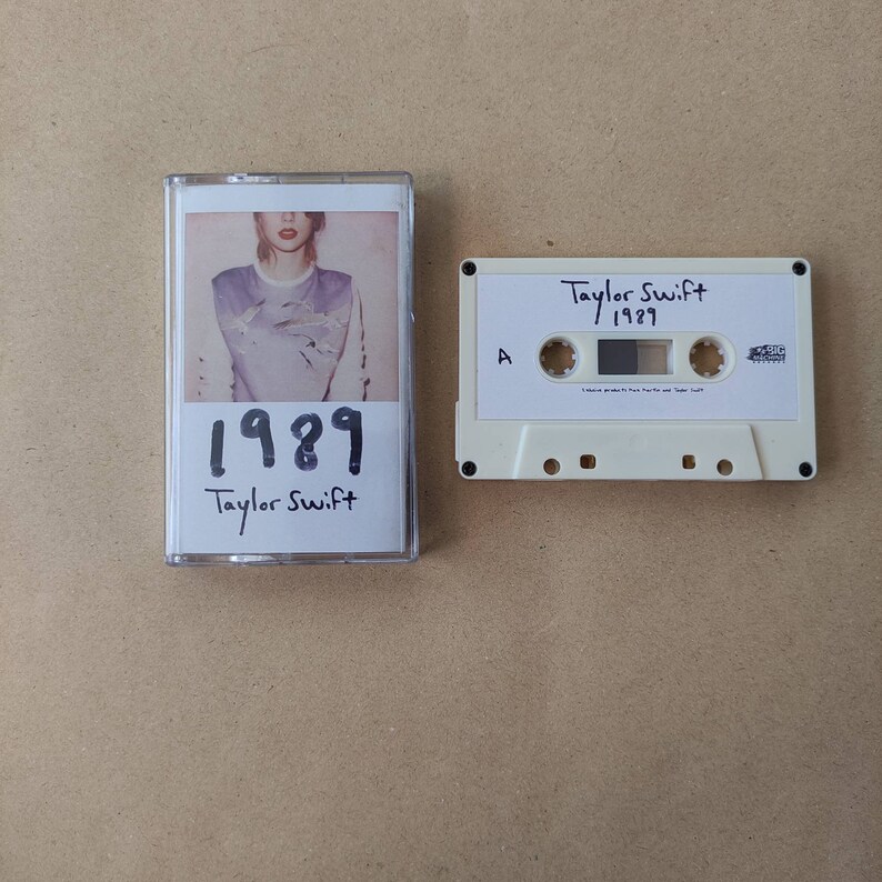 Taylor Swift audio cassette hand made 1989