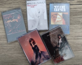Mylene Farmer Audio Cassette 5 Album Handmade Indonesia