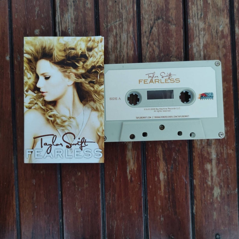 Taylor Swift audio cassette hand made Fearless