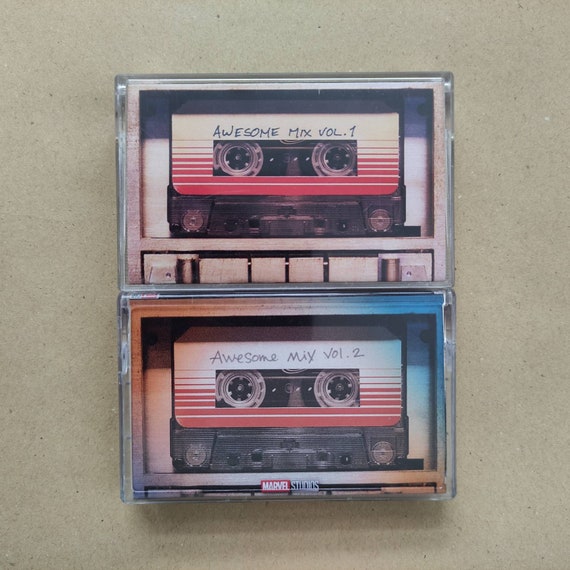 OST Guardians of The Galaxy Awesome Mix Vol 1 & 2 Audio Cassette