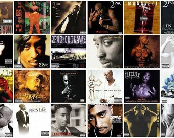 2pac – Topac Shakur All-Album-Audiokassette handgefertigt