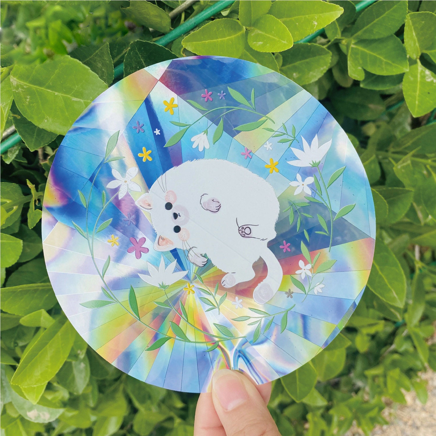 Lightcatcher Sticker Cute Suncatcher Sticker | Window Decal | Rainbow Maker | Prism | Vinyl ...