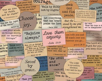 10-150 versets bibliques/autocollants d'inspiration chrétienne pour bouteilles d'eau, agenda de scrapbooking pour ordinateur portable, fournitures pour tableau de visualisation d'étude de la Bible