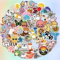 5-220 Pcs Cute Animal Stickers for kids, aesthetic gifts for kids party, vinyl stickers for laptop, water bottle, wall, notebook, reward