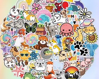 5-70 Sticker Pack Laptop Stickers Cute Stickers Vinyl Water Bottle