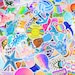 5-400 Random Aesthetic Sticker Water bottle DIY Decals Vinyl for Laptop Kids Teens Bicycle, Skateboard Luggage, Bumper Stickers Hippie Decal 