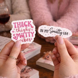 10-200 PCS Smutty Book Stickers for Kindle, Bookish Reader Themed Sticker Pack For Water Bottles, Laptops, Tablets-- Waterproof, Holographic image 4