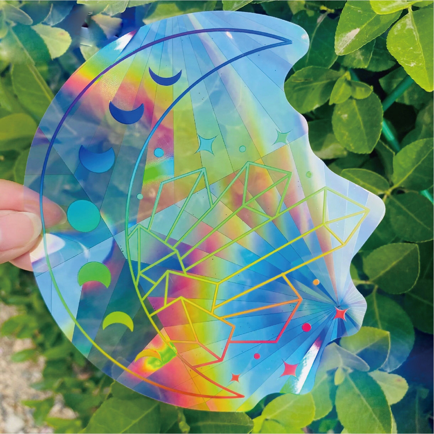 Crystal Suncatcher Sticker | Window Decal | Rainbow Maker | Prism ...