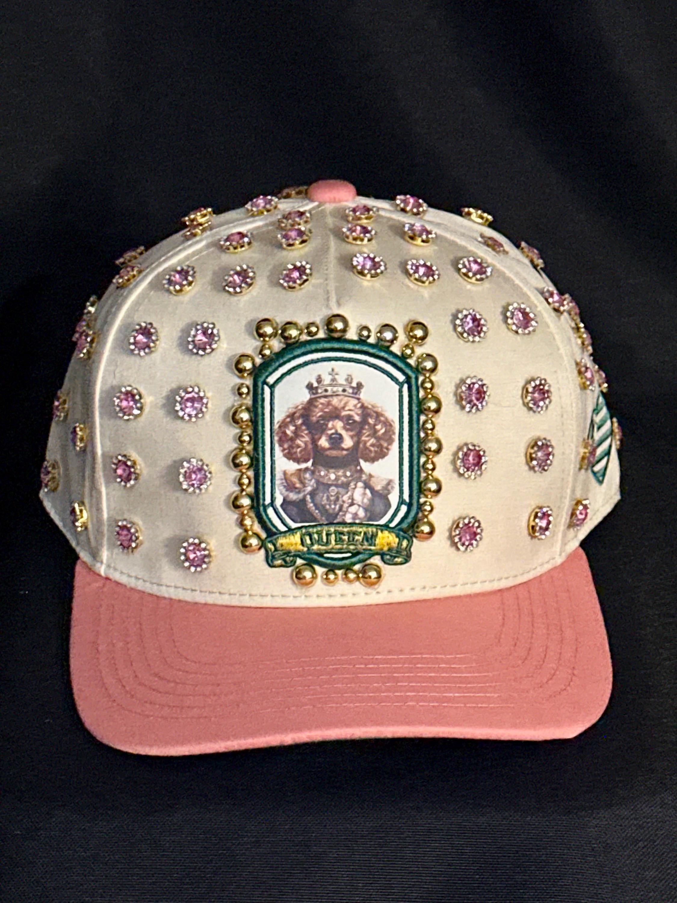 Poodle Queen Rhinestone Hat for Women Dog Lover - Etsy
