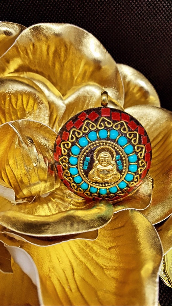 Meditation Buddha Pendant Gift Idea for Her Gift Idea for Him Etsy