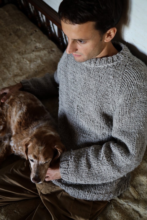 Pullover de lana gruesa deals