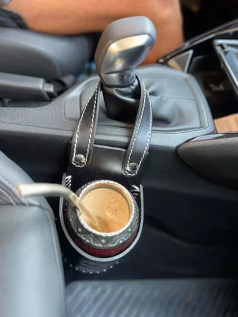 Portamate Mate holder for CAR Leather Mate Cup Holder image 2