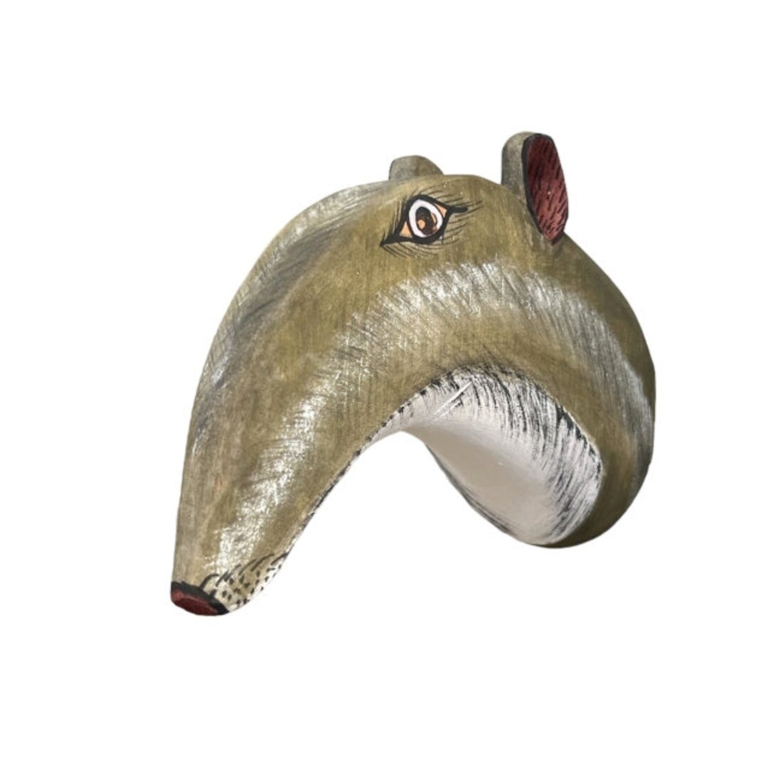 ANTEATER MASK Handcarved and Handpainted in Argentina by Native