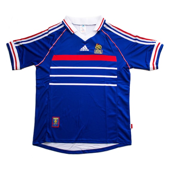 France International Home (1998) Retro Soccer Jers