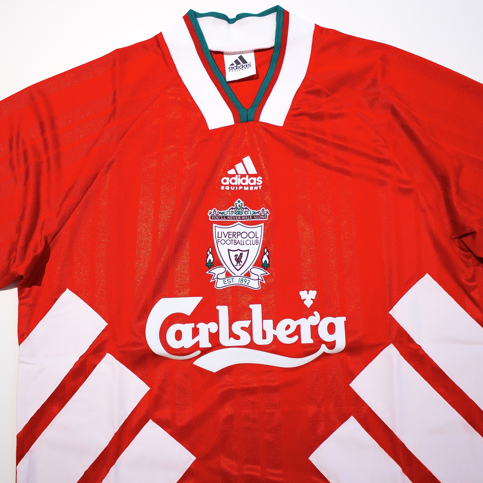 Liverpool Home Kit 19931995 Retro Soccer Jersey Large Etsy
