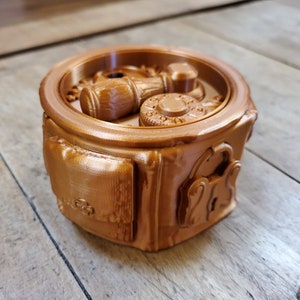 D&D Rogue Dice Holder DnD Caddy Vault Dungeons and Dragons D20 Tabletop Gaming Fantasy RPG Adventure Gift Role Playing Character Class Gift