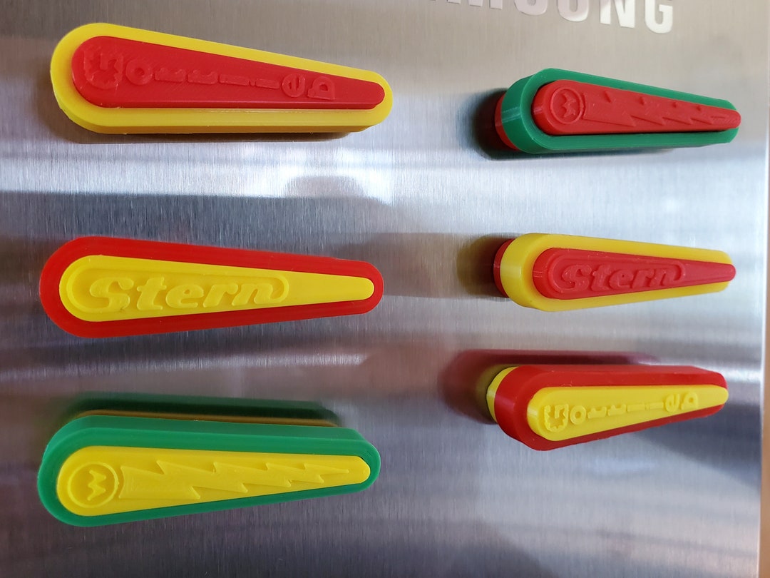Pinball Flipper Fridge 4pack Etsy