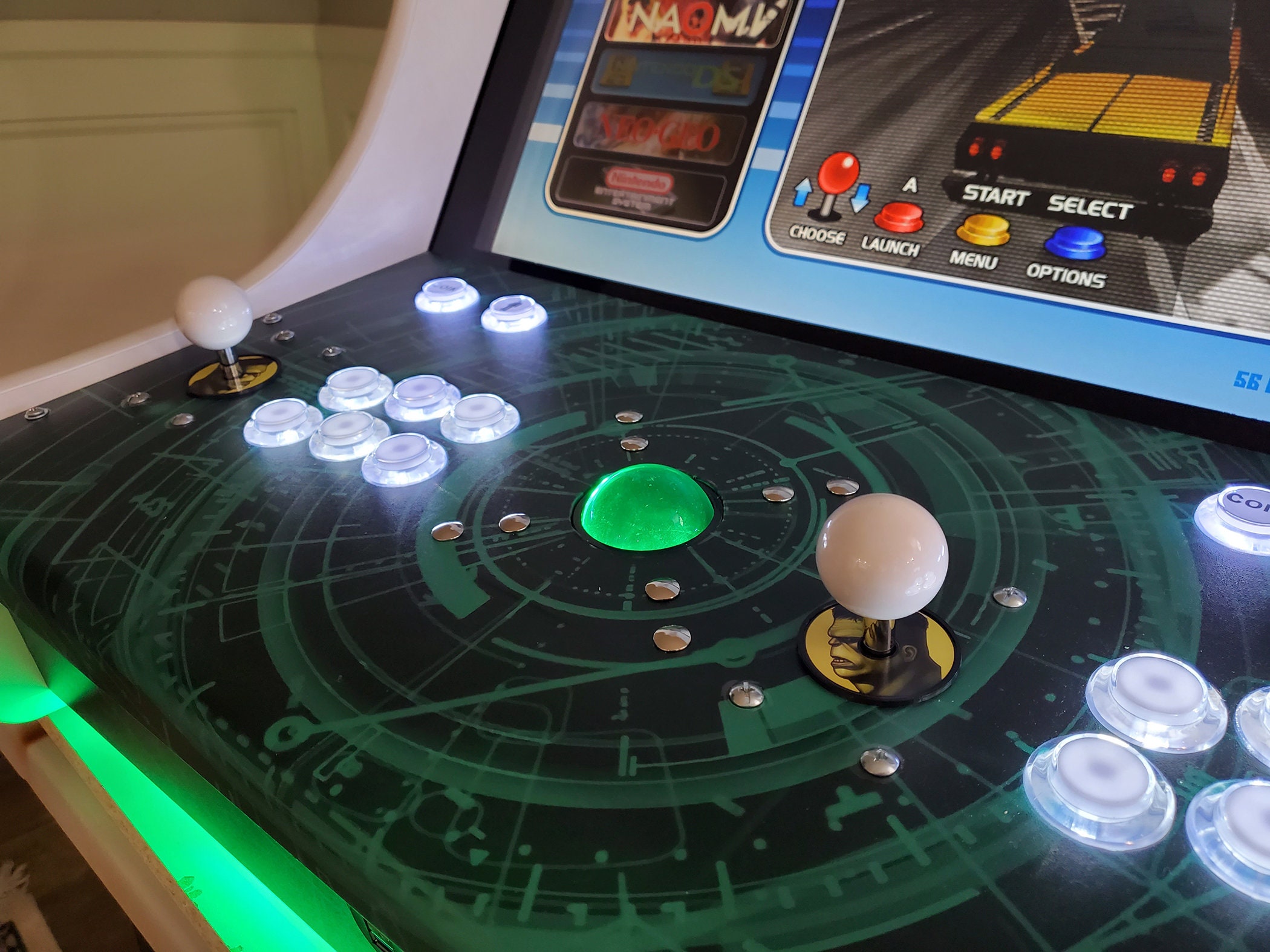 Arcade1up/sanwa Joystick Dust Cover Spartans or Wolverines Etsy