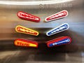 Pinball Flipper Fridge Magnets - 6-Pack