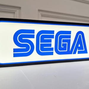 Retro Gaming Atari LED Light Box Sign - Handmade 3D Printed Illuminated Logo Display - Perfect Gaming Room Decor - 10" Arcade Collectible