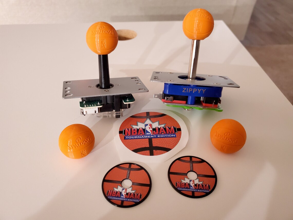 Arcade Joystick Topper NBA Jam Etsy