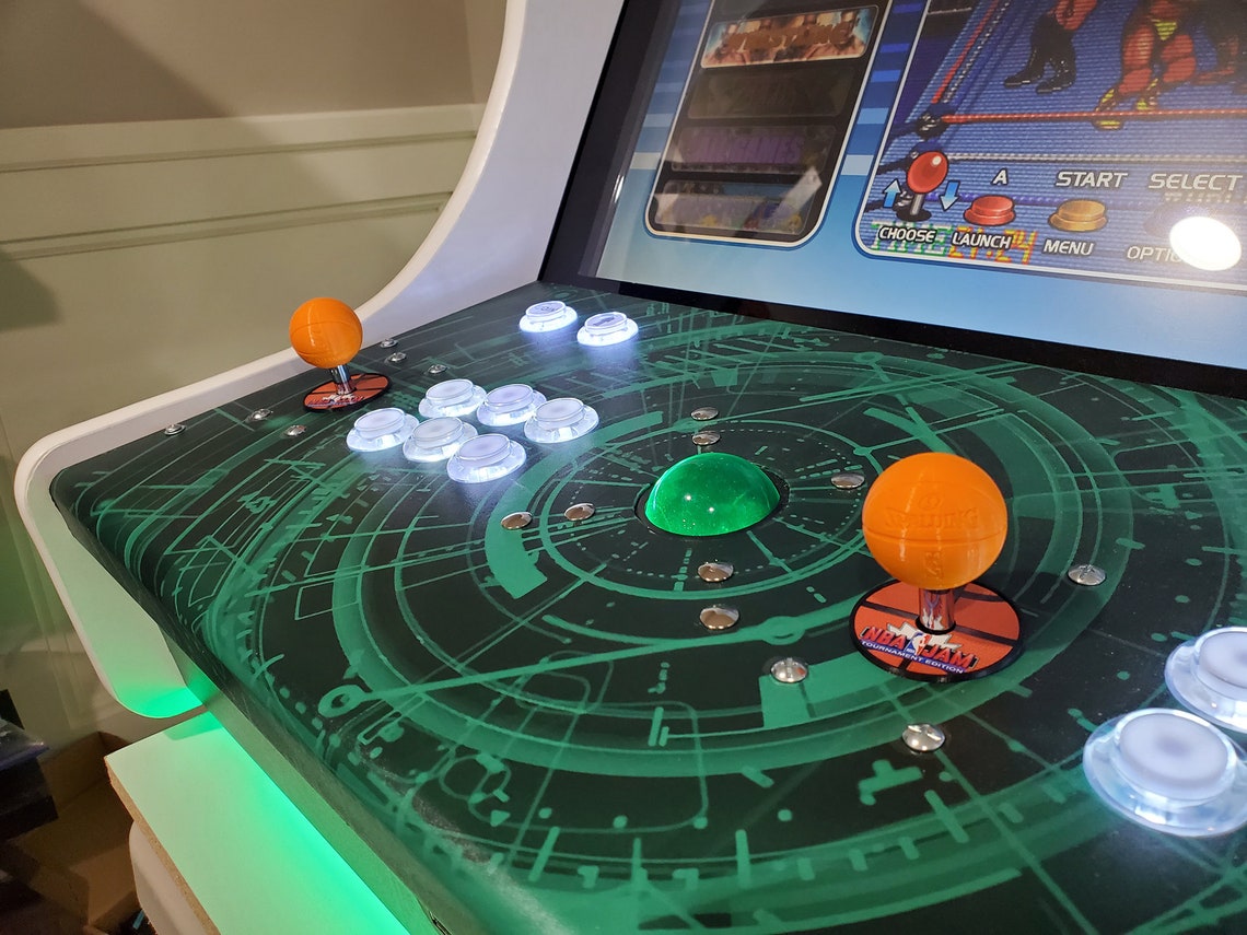 Arcade Joystick Topper NBA Jam Etsy