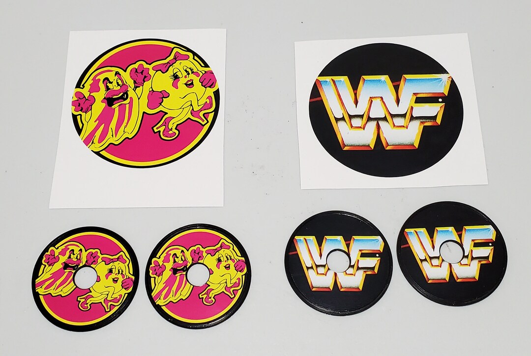 Arcade Joystick Toppers Ms Pacman or WWF Etsy