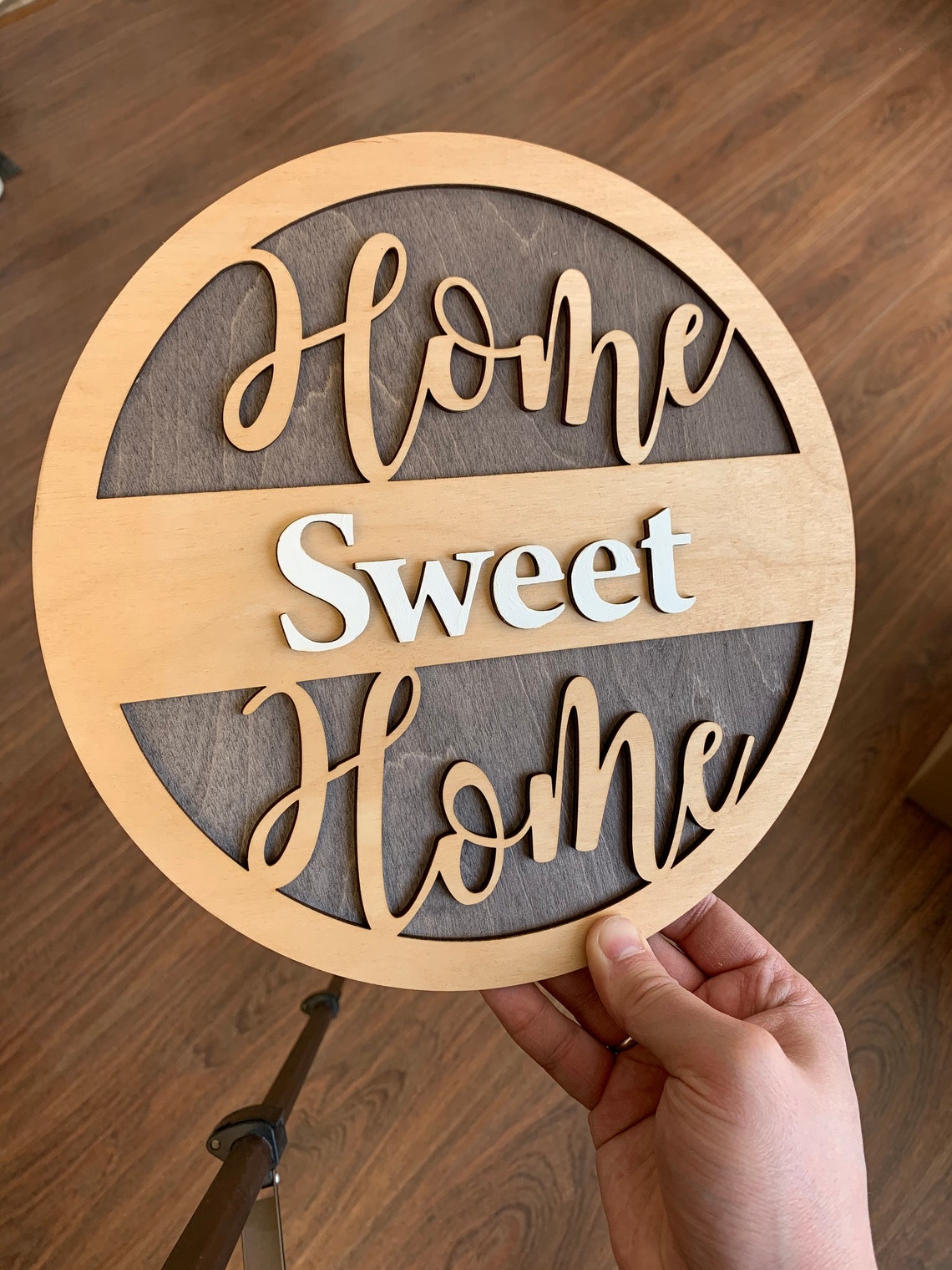 Home Sweet Home Sign Laser Cut Files SVG Cutting Plan Cnc | Etsy