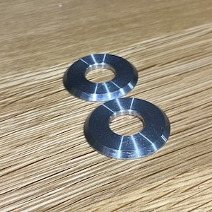 Aluminium radiator pipe cover collar x 2