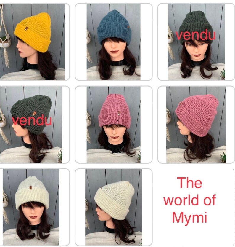 Knit hats in several colors image 3