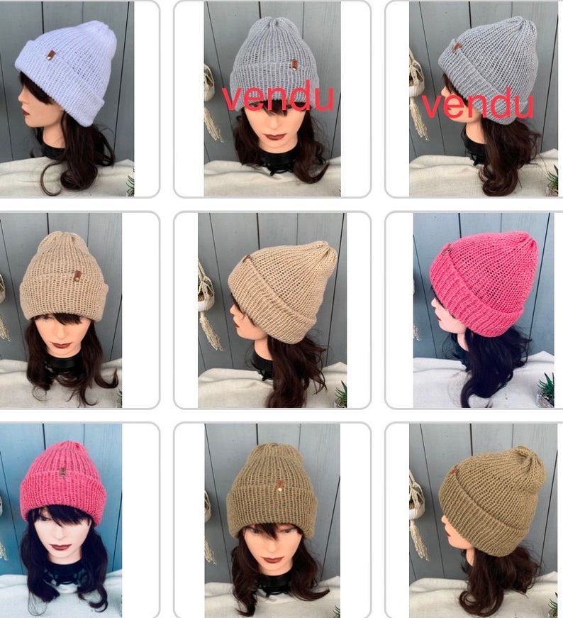 Knit hats in several colors image 2