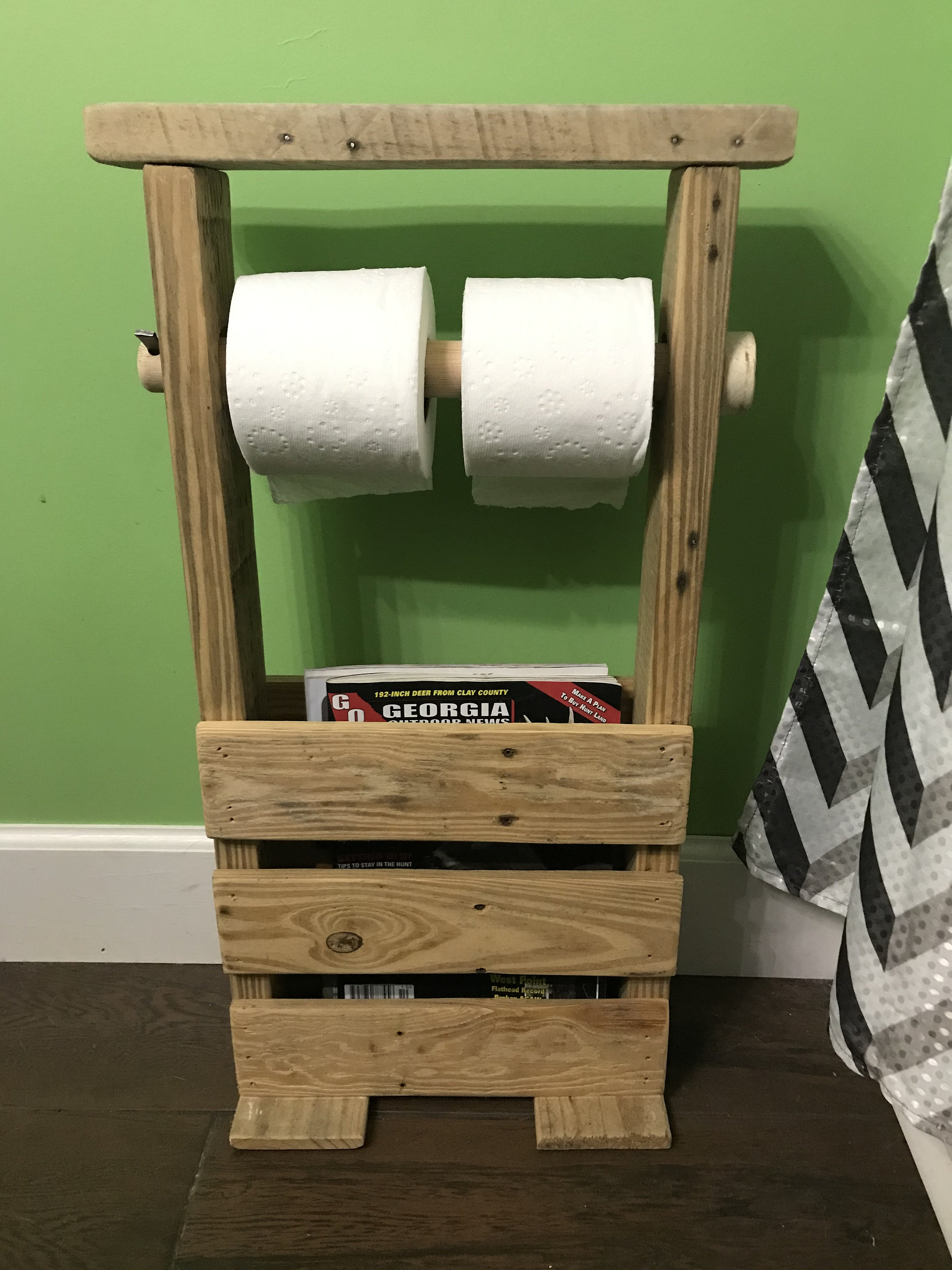 Eden Wall Toilet Paper Holder and Magazine Rack