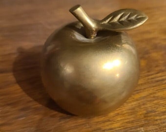 UNMARKED Brass Apple Ringing Bell