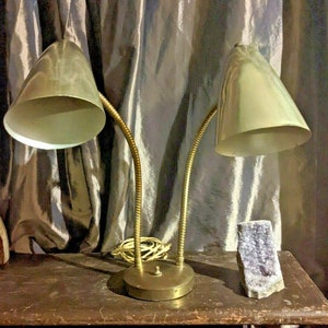 Mid-Century Double Goose Neck Desk Lamp — Jefferson West, Inc.