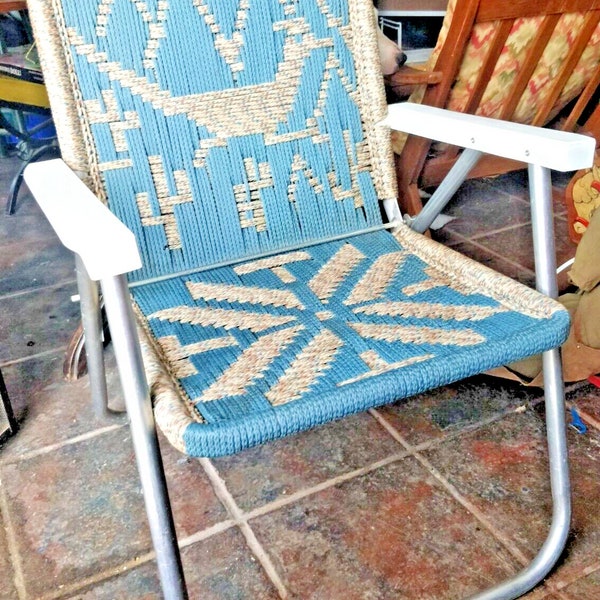 Woven Lawn Chairs Etsy