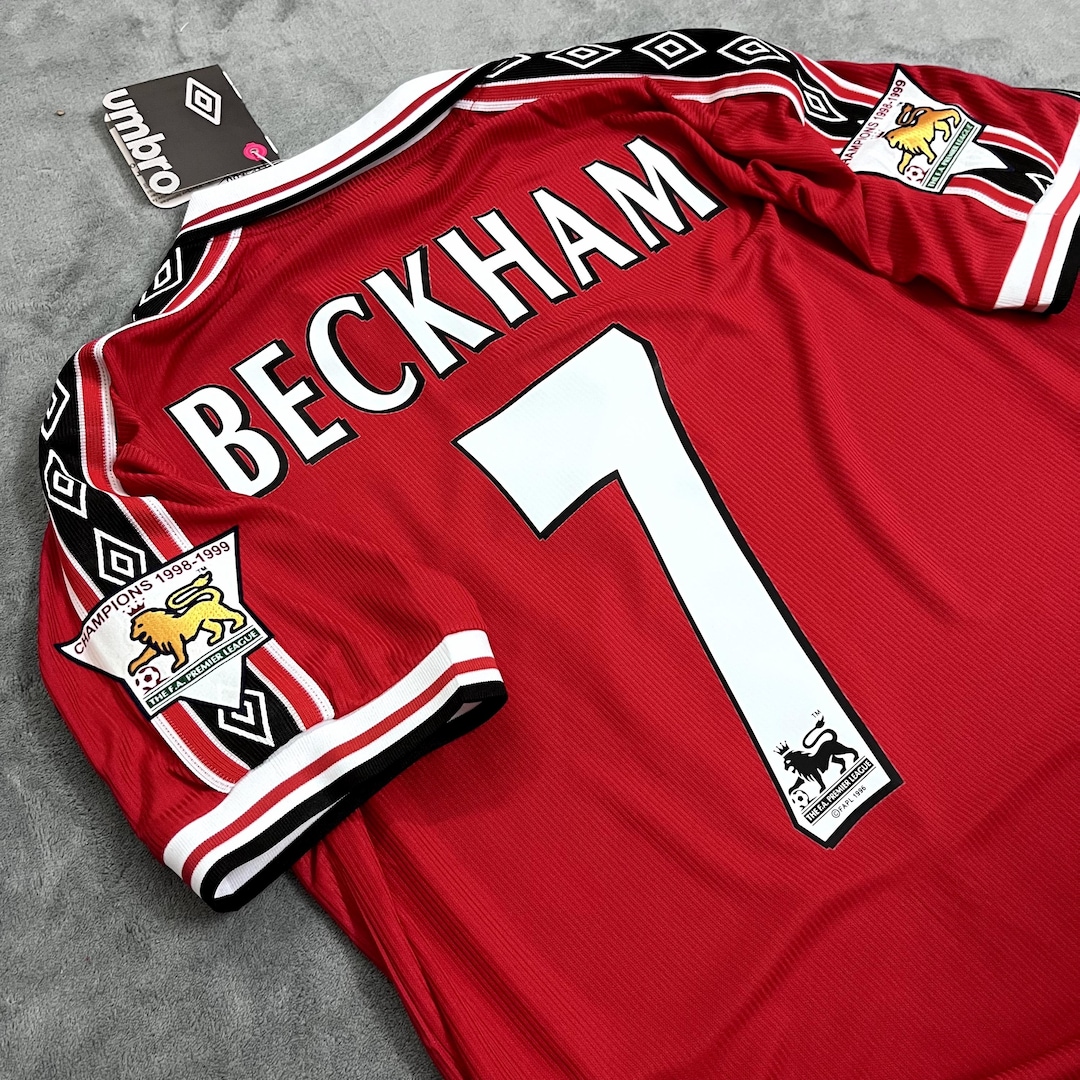 David Beckham Soccer Jersey | Custom Football Shirt With Personalized ...