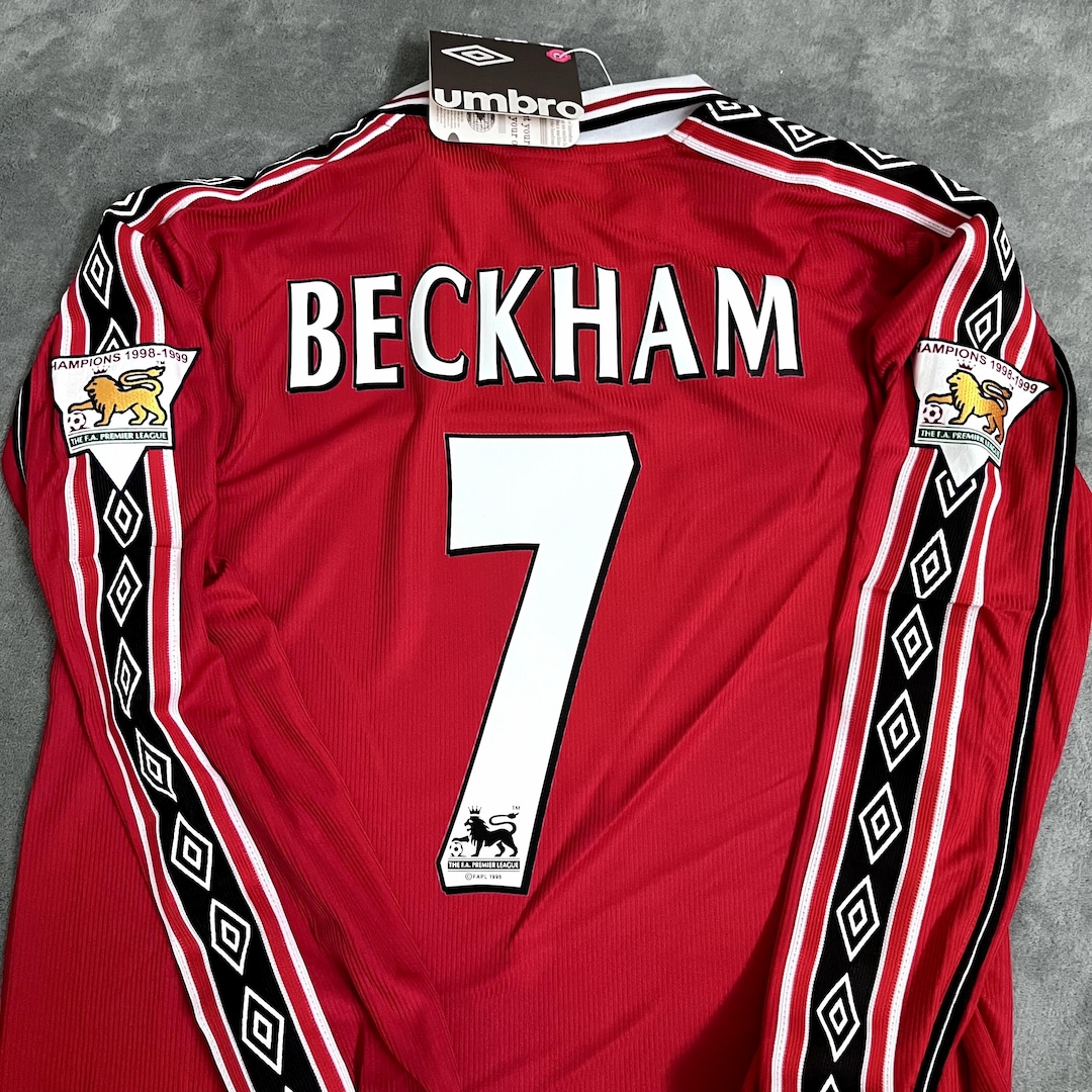 David Beckham Soccer Jersey | Custom Football Shirt With Personalized ...