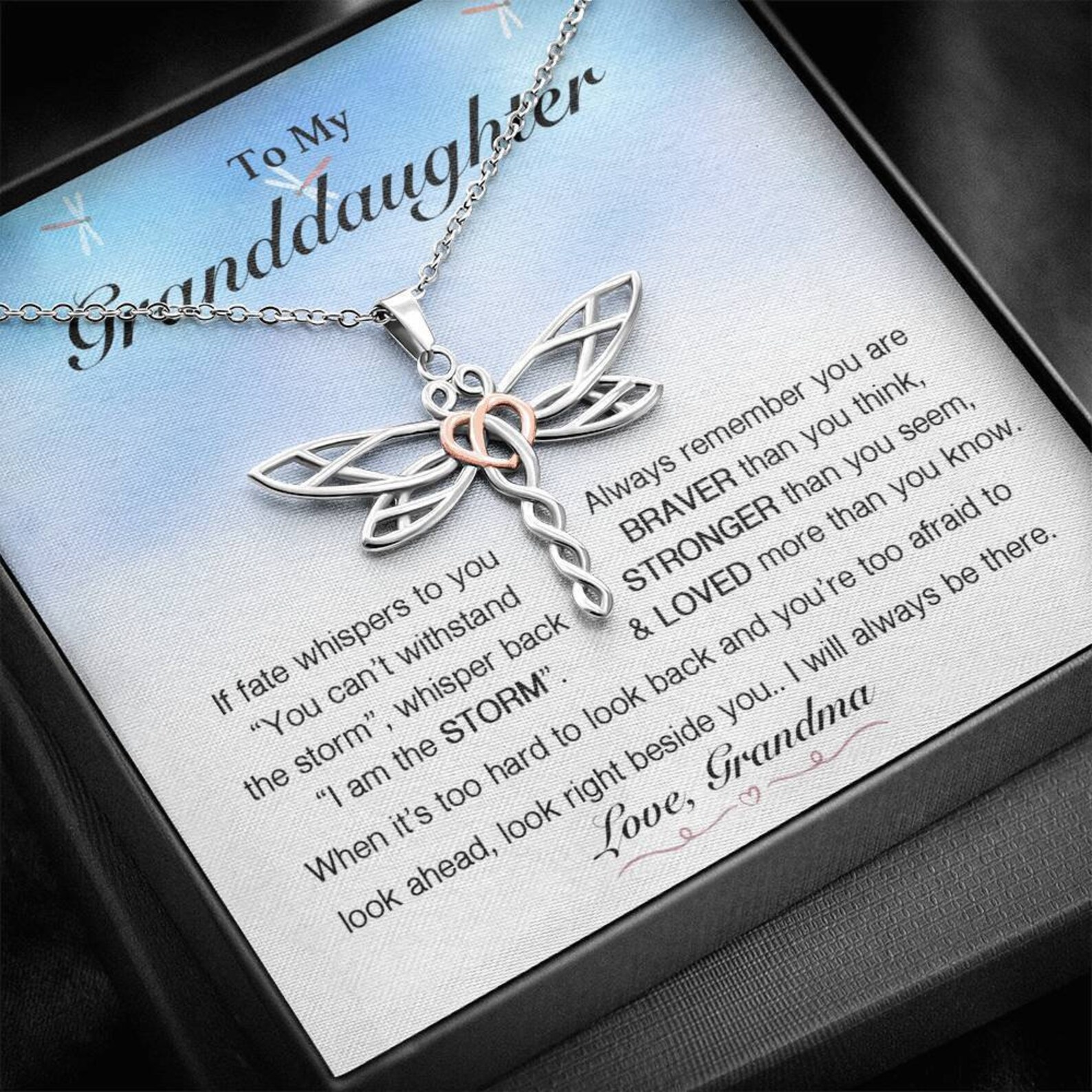Granddaughter Gift from Grandma Grandmother Birthday Etsy