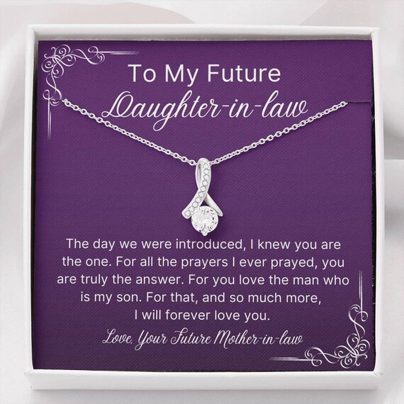 Future Daughter-in-law Gift From Mother-in-law Gift for - Etsy