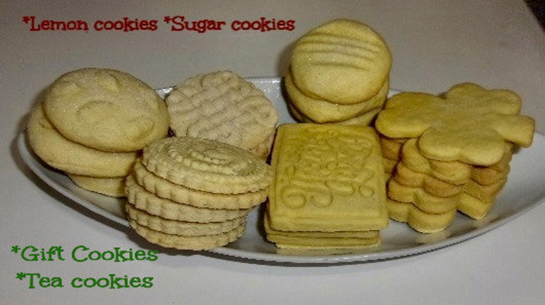 6 Dozens Lemon Zest Sugar Cookies AND Sugar Cookies Not Too Etsy