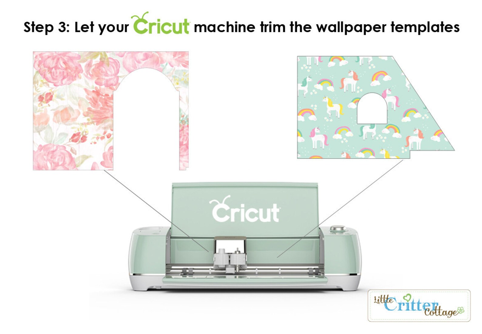 Cricut Wallpaper Templates for the NEW Cozy Cottage calico Critters