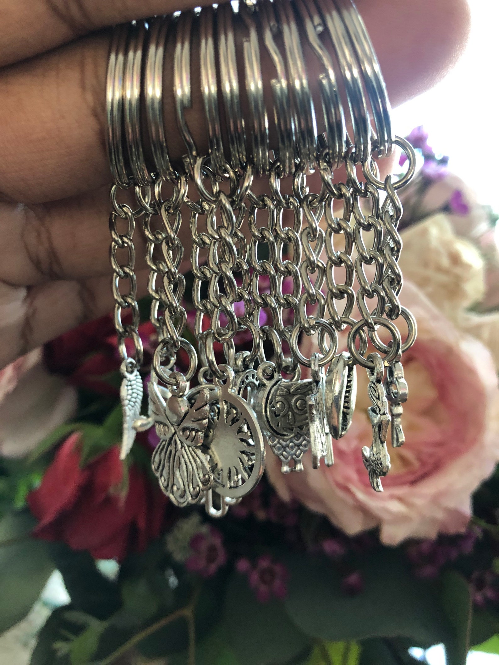 Cool keychain Silver keychains designs Etsy