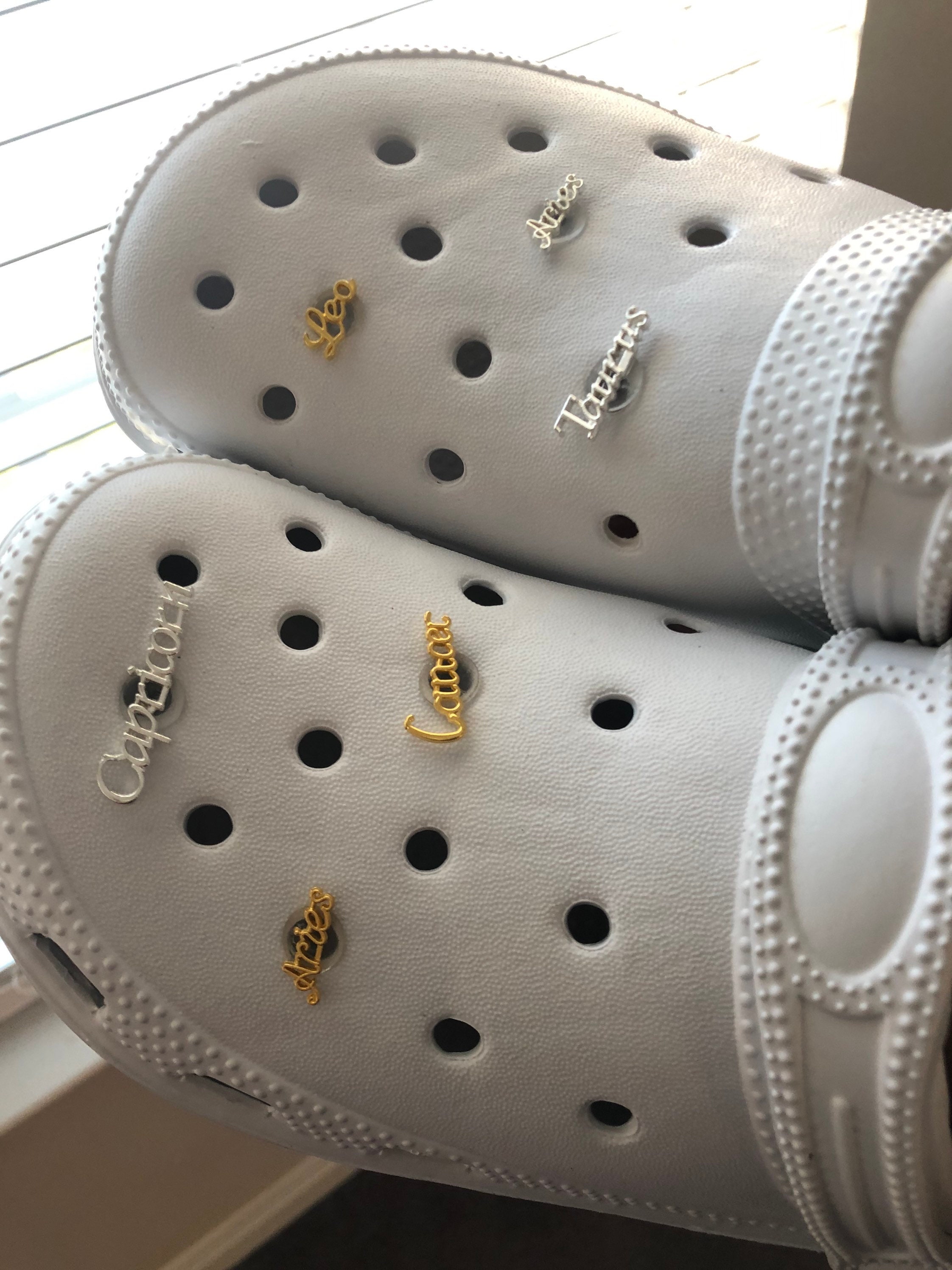 Zodiac croc charm Etsy