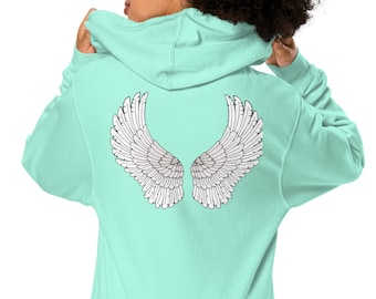 Bluza z kapturem Angel Unisex Midweight | Bluza z kapturem Angel Wings