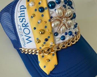 Czapka Trucker|Junk Snap-Back|Niestandardowa|Wiara|Kapelusz do uwielbienia|Psalm 95
