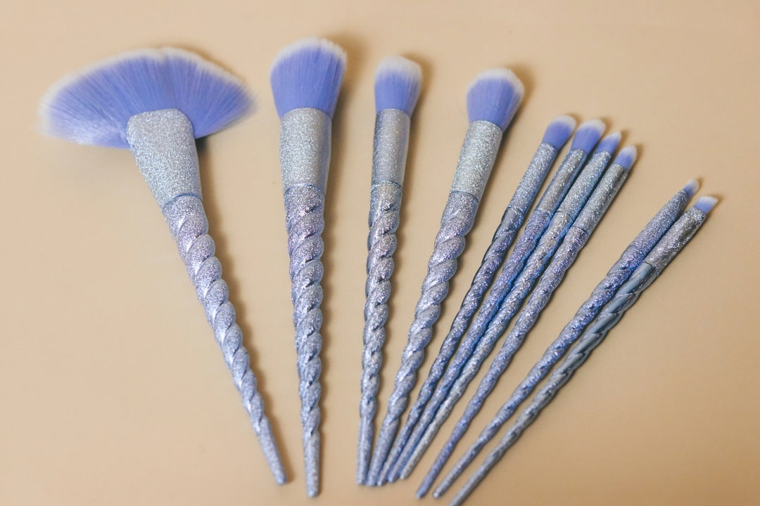 Makeup Brushes Glitter Makeup Brushes Makeup Brush Set Etsy