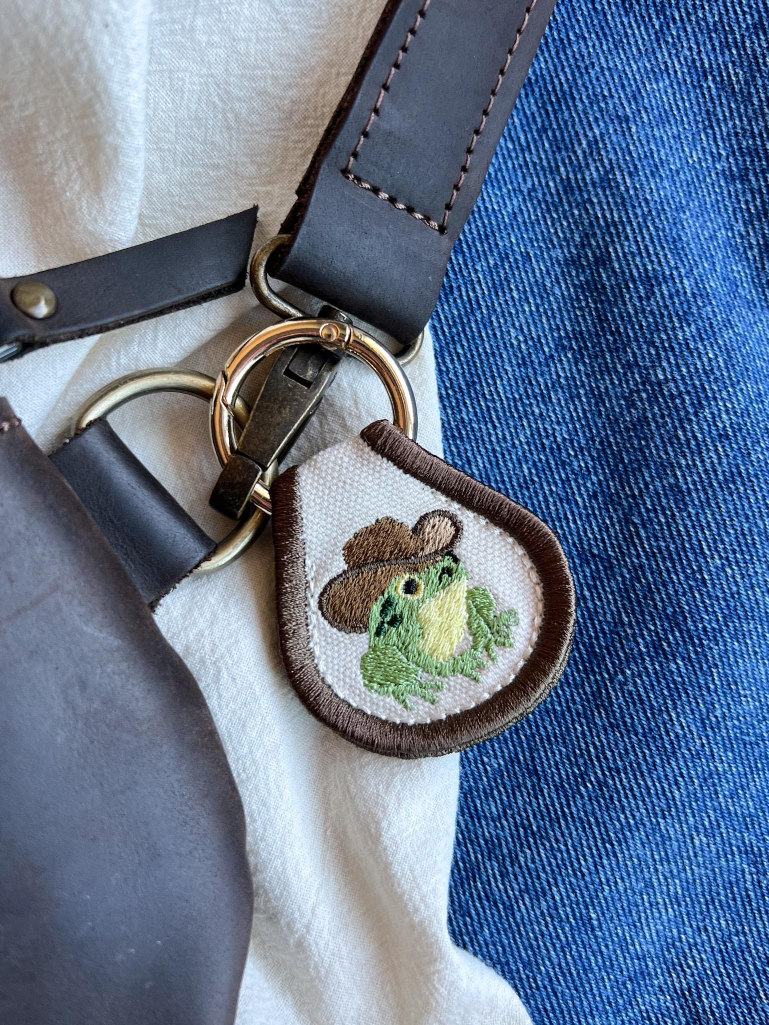 Cowboy Frog Accessory | Patch Keychain, Bag Decoration, Pull Tab Charm