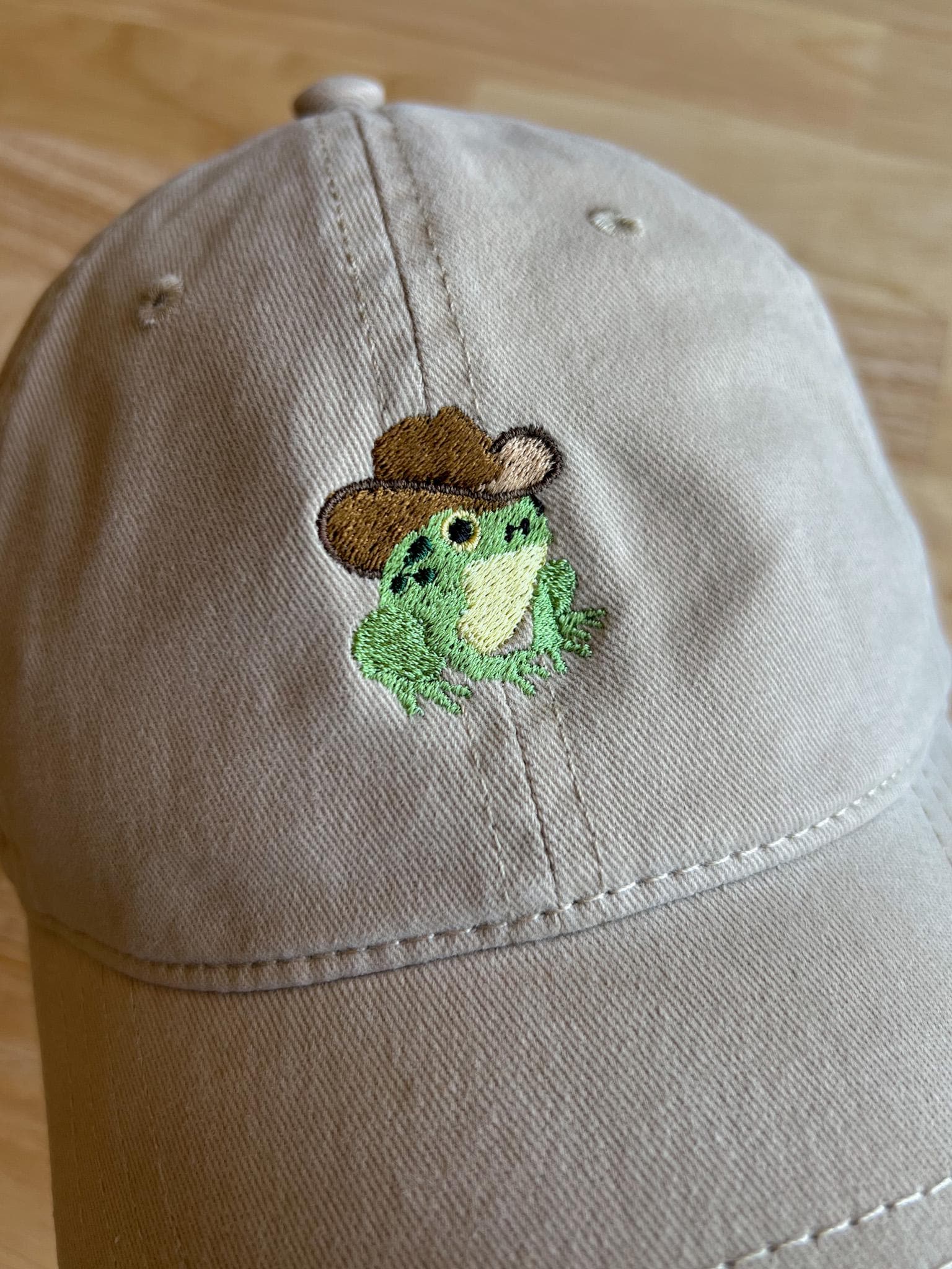 Cowboy Frog Low Profile Dad Hat Baseball Cap